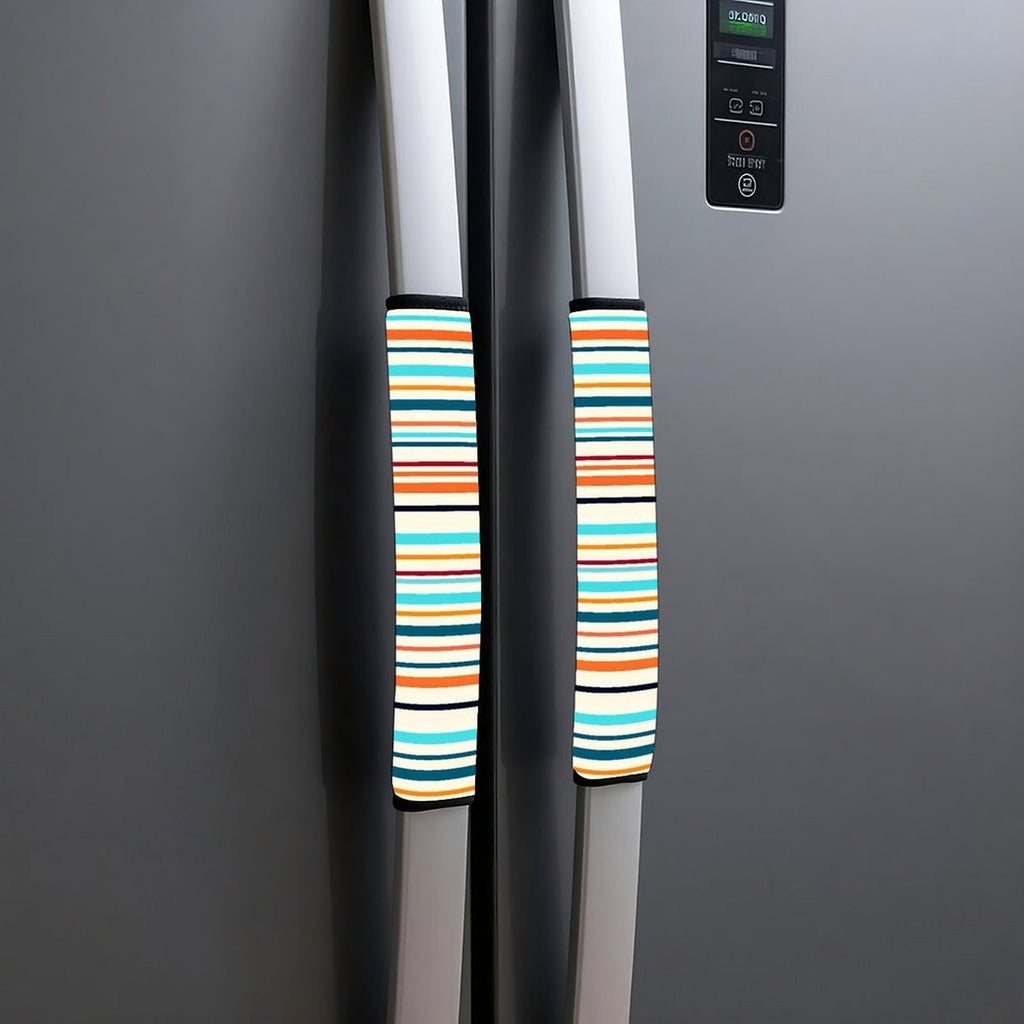 Seat Belt Shoulder Pad Cover, Soft Strap Cushion, Modern Multicolor Stripe Pattern, Universal Car Seatbelt Shoulder Protector