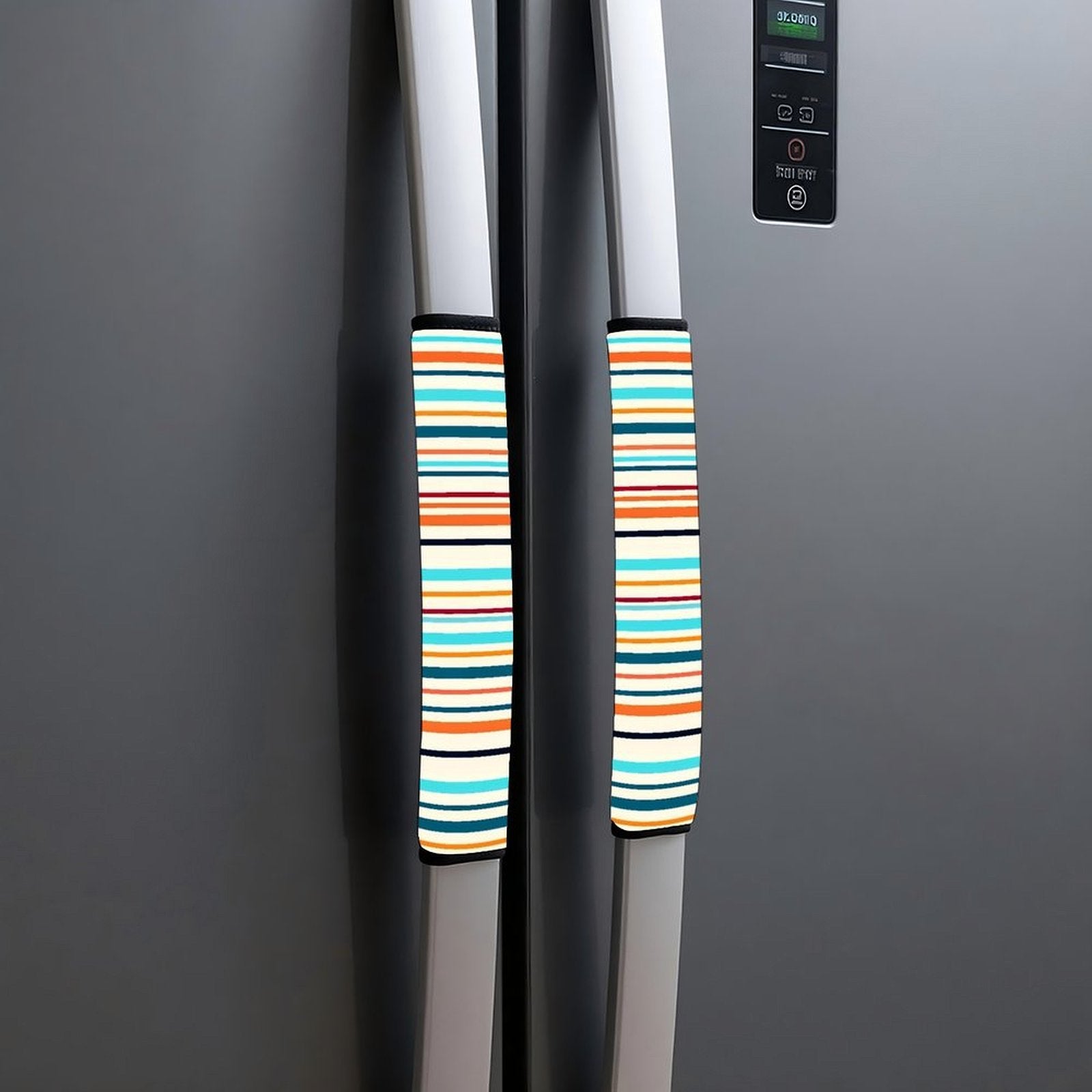 Seat Belt Shoulder Pad Cover, Soft Strap Cushion, Modern Multicolor Stripe Pattern, Universal Car Seatbelt Shoulder Protector