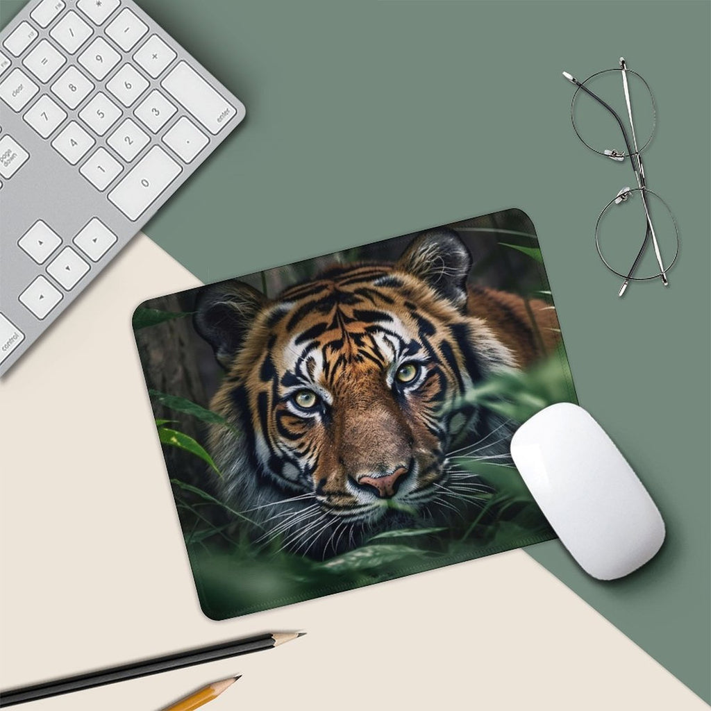 Wild Tiger Mouse Pad, Wildlife Animal Desk Mouse Mat, Anti-Slip Rubber Base, Smooth Tracking Gaming Mousepad