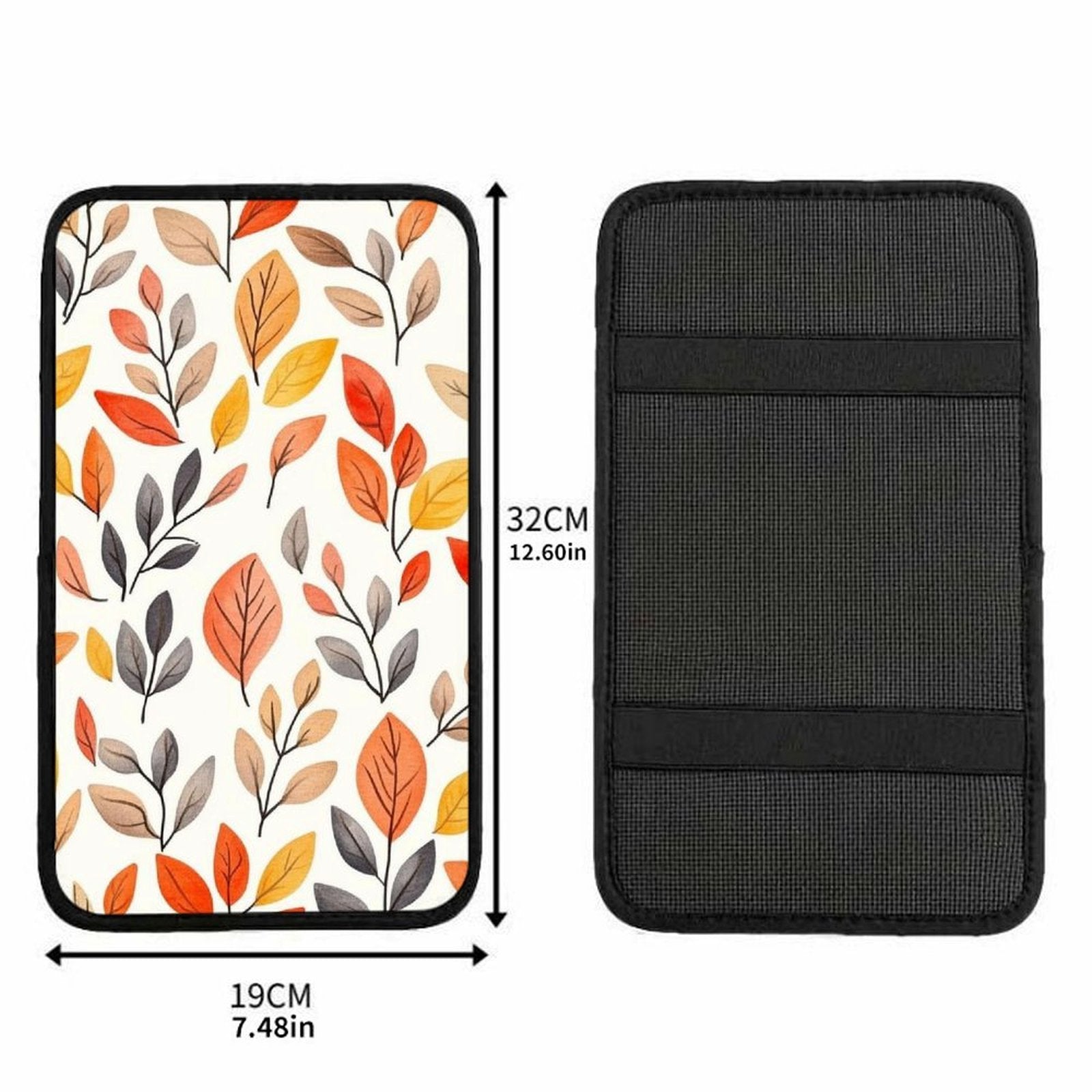 Autumn Leaf Car Seat Gap Organizer, Anti-Slip Storage Pocket 32x19cm
