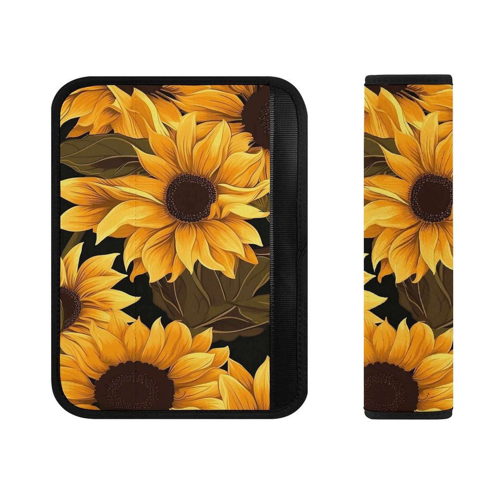 Sunflower Handle Protector Pad, Soft Velcro Refrigerator Handle Cover, Anti-Slip Washable Handle Wrap for Fridge, Seat Belt, Door Handle  Temu产品描述（英文）