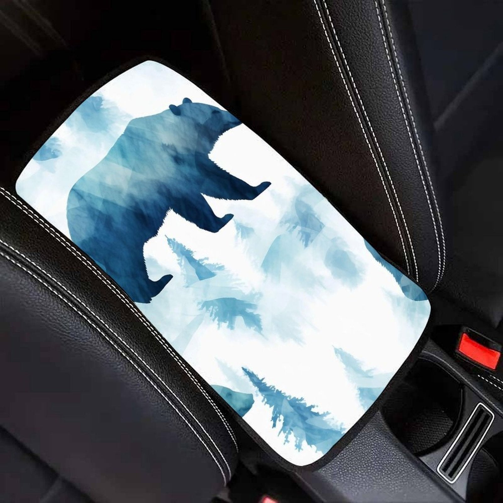 Bear Forest Car Seat Gap Organizer, Anti-Slip Storage Pocket 32x19cm