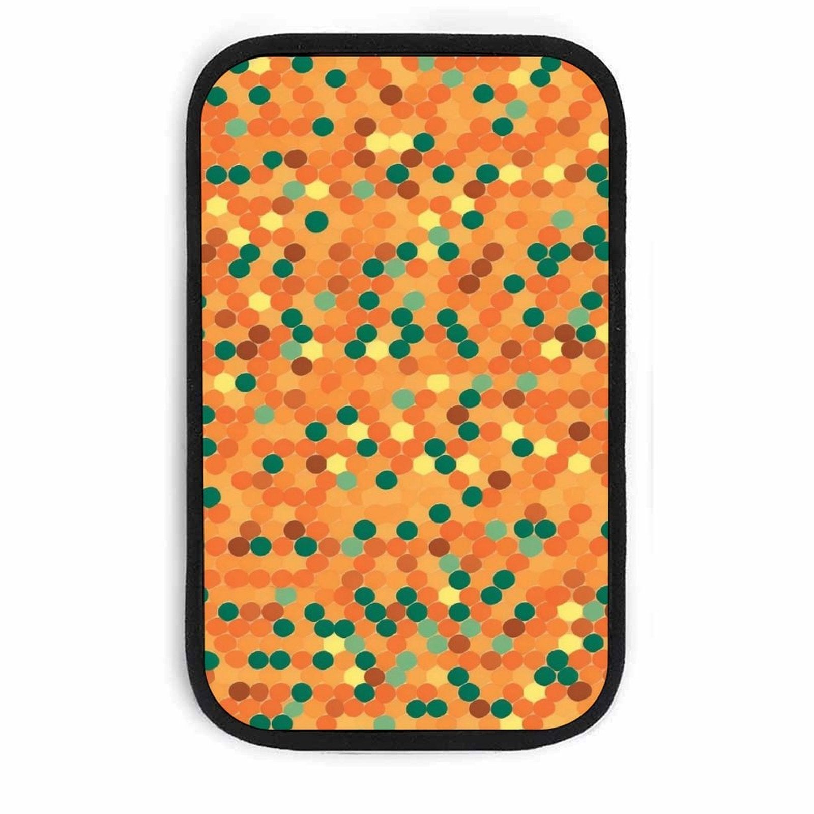 Autumn Dot Car Seat Belt Pad – Soft Shoulder Strap Cover, 32x19cm Universal Seatbelt Cushion with Warm Fall Confetti Design