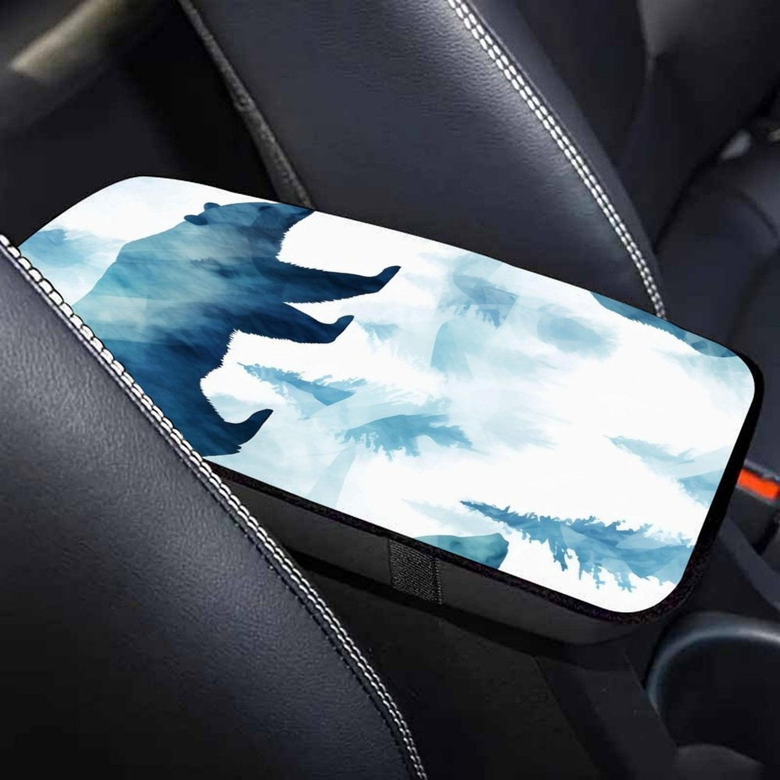 Bear Forest Car Seat Gap Organizer, Anti-Slip Storage Pocket 32x19cm