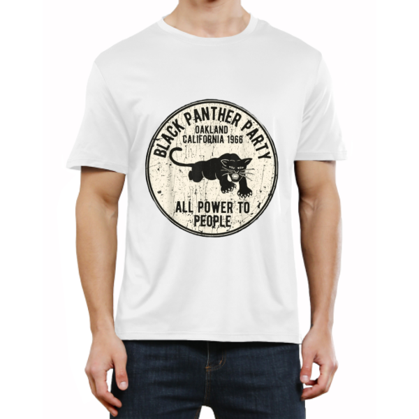 Men’s Graphic T-Shirt Vintage Panther Print | NYC Streetwear Casual Tee | Short Sleeve Crew Neck Top | Summer Everyday Outfit