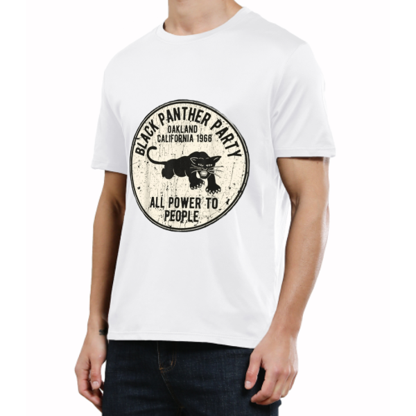 Men’s Graphic T-Shirt Vintage Panther Print | NYC Streetwear Casual Tee | Short Sleeve Crew Neck Top | Summer Everyday Outfit